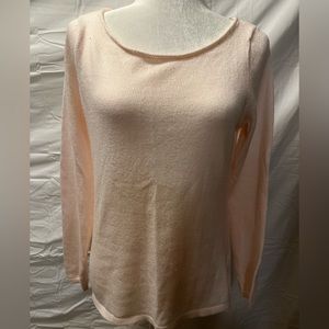 Old navy long sleeved light pink small petite sweater